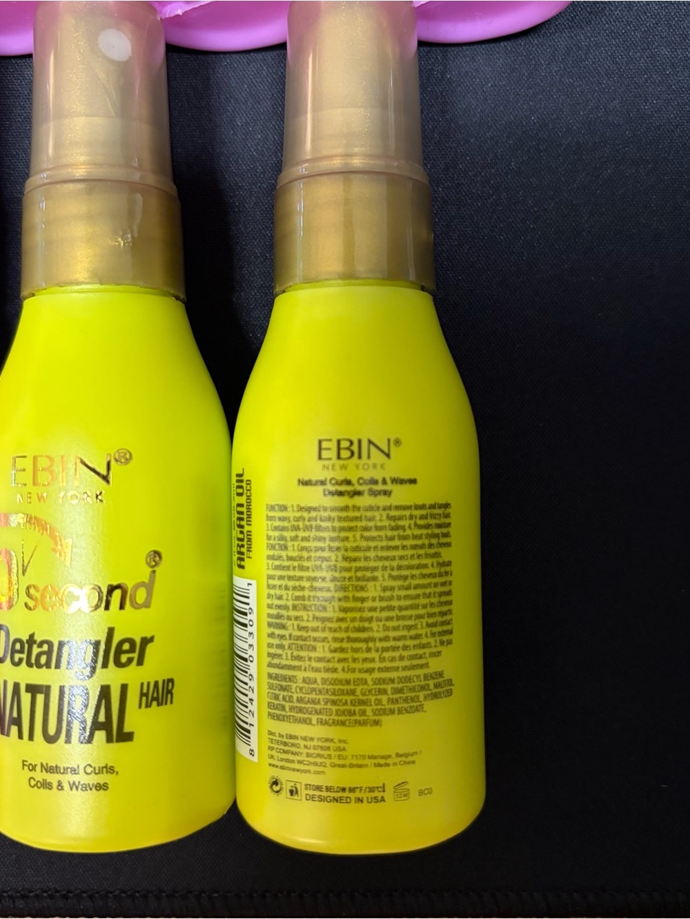 Lot of 9 Ebin New York 5 Second Detangler for Brazilian and Natural Hair - Picture 3 of 4